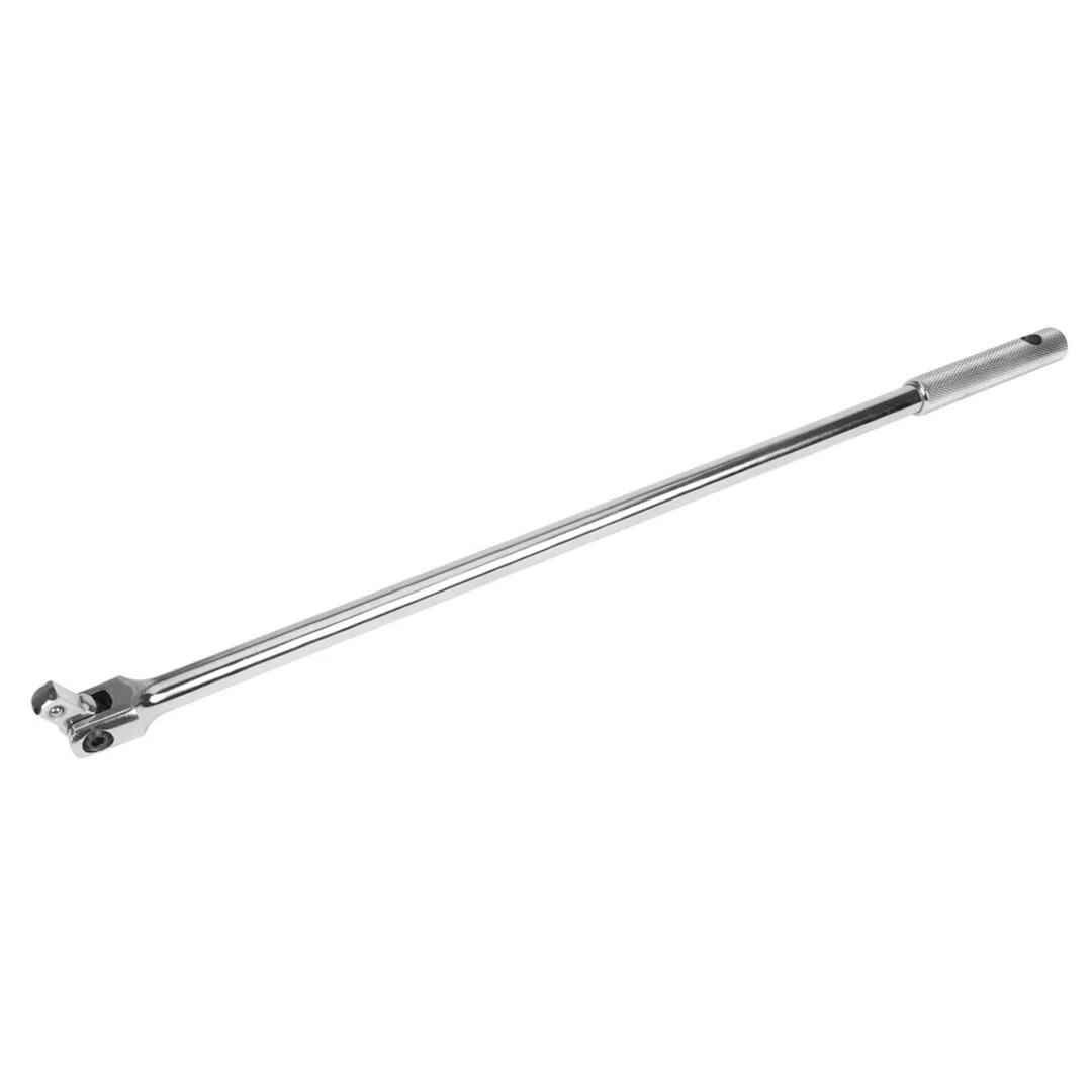 W32121 – PERFORM TOOL Breaker Bar, Non-Ratcheting Head 1/2 Inch Drive 24 Inch Length With Swivel Head Chrome Plated C...